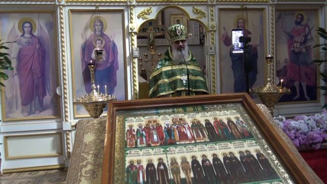 Проповедь на литургии в праздник преп. Онуфрия Великого. смотреть онлайн