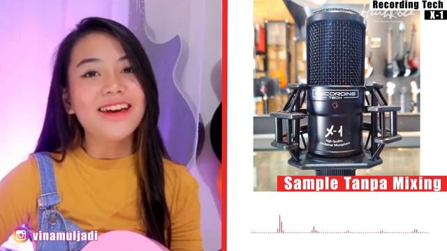 Recording Tech X-1 Microphone Condenser VOCAL SAMPLE смотреть онлайн