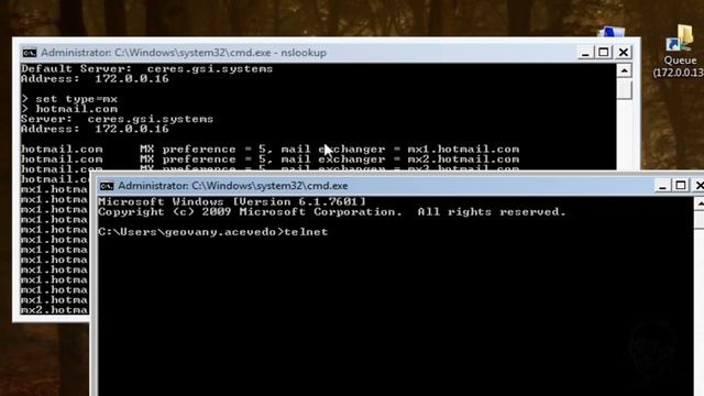 Realizar pruebas Telnet al puerto 25 de SMTP смотреть онлайн