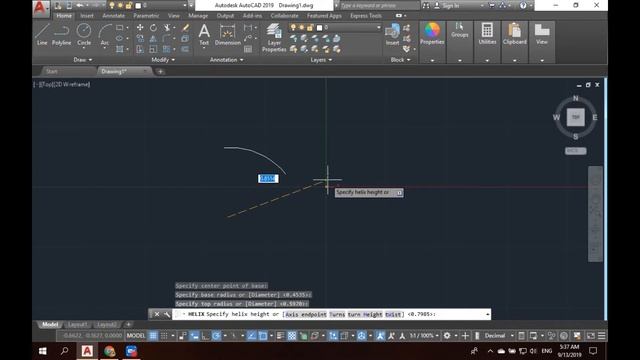Lesson 17# (HOW TO USE THE SPRING COMMAND): AutoCad Full Course. смотреть онлайн