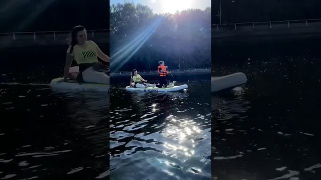 Sup-board это кайф ? #supboard #саб #природа #аренда #семья #дача смотреть онлайн