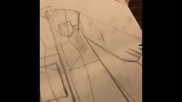 Hand Rendered Fashion Flat Drawing смотреть онлайн