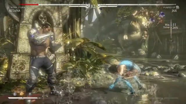 Mortal Kombat X Kitana Vs Hard/Very Hard Jax Pumped Up смотреть онлайн