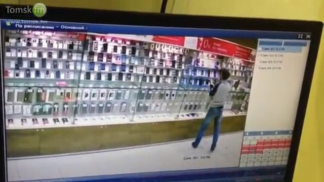 Кража телефонов в салоне сотовой связи Томска смотреть онлайн