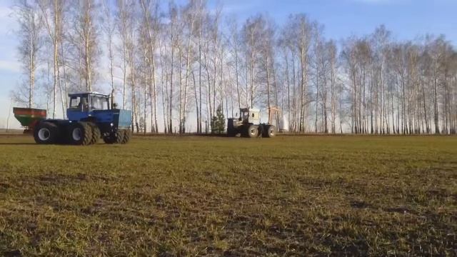Подкормка озимых 2017. Кфх "Смена" смотреть онлайн