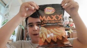 Lays maxx пицца 4 сыра и кока кола 250 мл обзор!