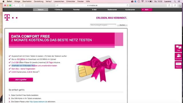 10 GB LTE kostenlos (Telekom) - Vorstellung [HD] смотреть онлайн