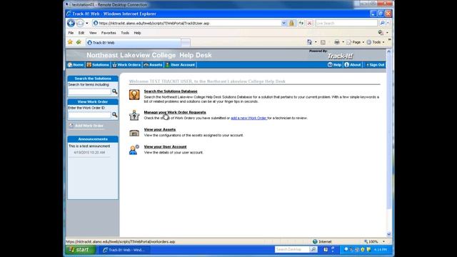 How to create a service request in Track-It! Self Service смотреть онлайн