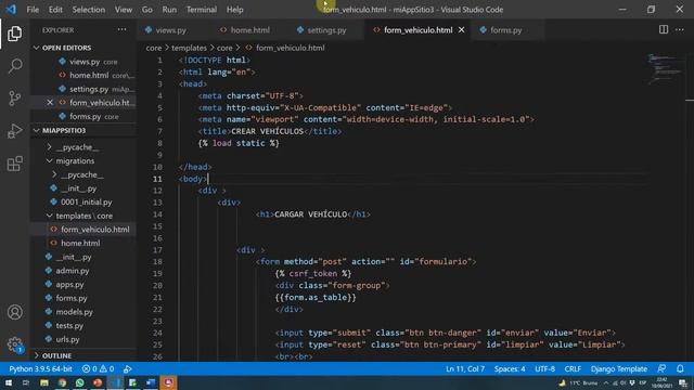 Una sencilla mejora con Bootstrap en Django смотреть онлайн