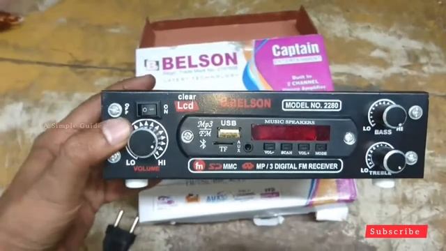BELSON USB/BLUETOOTH/FM/PLAYER/LOWEST PRICE смотреть онлайн