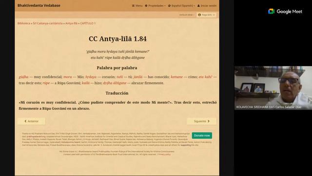 Śrī Caitanya-caritāmṛta online y presencial смотреть онлайн