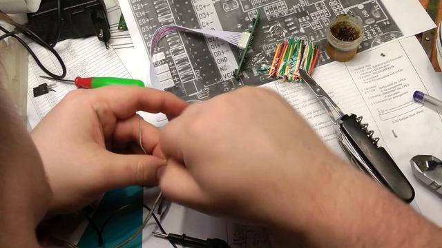 Как из матрицы ноутбука монитор делал. Скалер MT561 и MT6802. ? смотреть онлайн