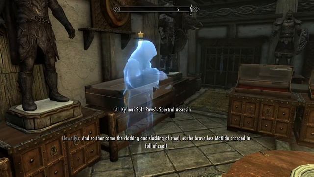 Skyrim SE: Spectral Assassin Drinking To His Favorite Song. смотреть онлайн
