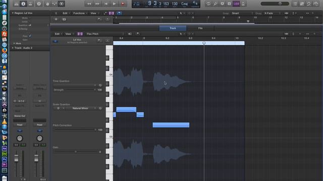 Logic Pro X - Video Tutorial 23 - Flex Pitch and Vocal Tuning смотреть онлайн