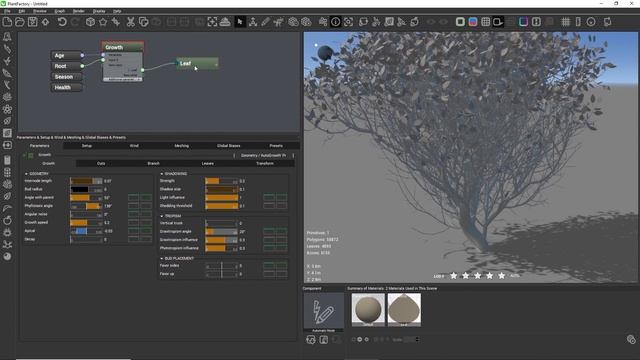 PlantFactory: Understanding the Autogrowth node. Part 1 - Overview смотреть онлайн
