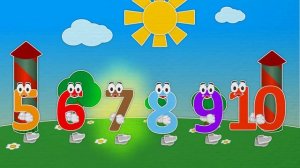 Считаем до 10 | УЧИМ ЦИФРЫ | Пинги и Кроки | Считаем | #17