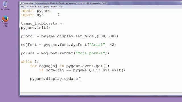 Programiranje video igre - programski jezik Python 3.6. modul Pygame. deo 5 смотреть онлайн