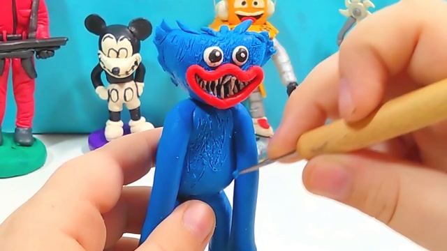КАК СЛЕПИТЬ ХАГГИ ВАГГИ И КИССИ МИССИ ИЗ ПЛАСТИЛИНА #PoppyPlaytime