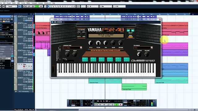 Yamaha PSR48 VST - Living On The Ceiling Demo смотреть онлайн