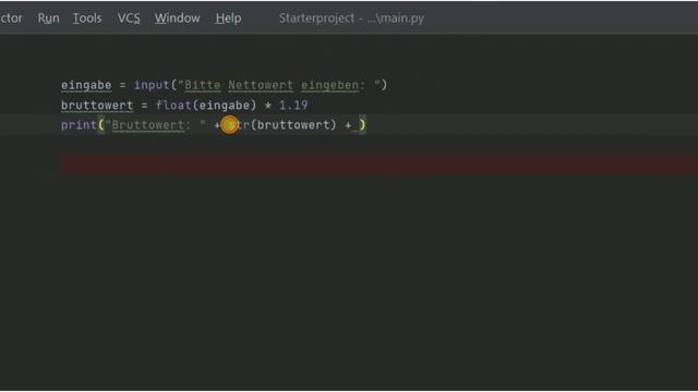 Python I Eingabewert korrigieren, ersetzen I смотреть онлайн