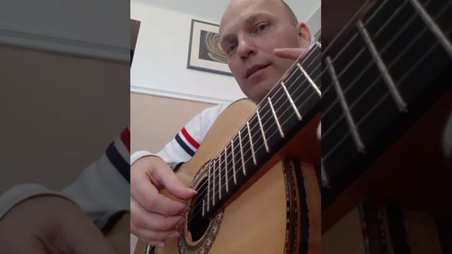 Правая рука i-m-a-m; a-m-i-m. Упражнение для начинающих гитаристов смотреть онлайн