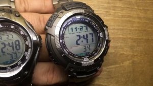 обзор сравнение casio pro trek prg / pag 50 70 80 t