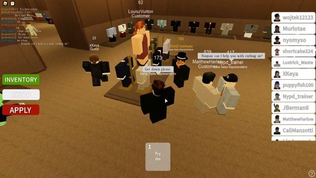 Roblox Gucci HomeStore a day of Worker. | First Day | смотреть онлайн