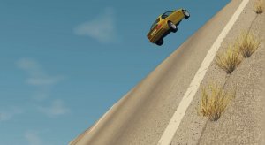 Нереальные аварии в игре BeamNG