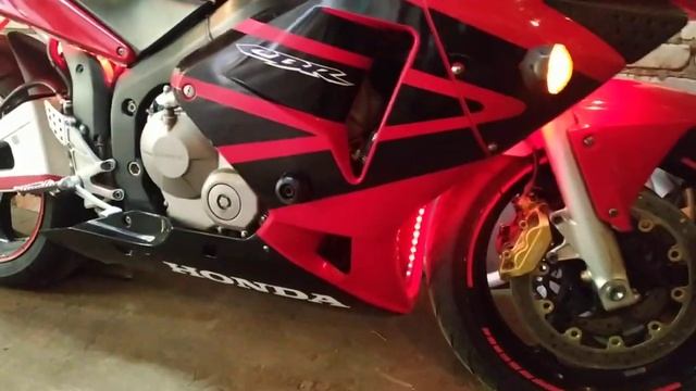 Подсветка на Honda CBR600RR.mp4