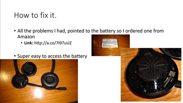 Jabra Pro 9470 headset repair, battery replacement смотреть онлайн