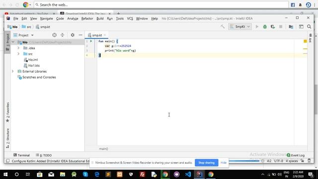 Kotlin in hindi part 2(Hindi) (variable and datatypes in kotlin) смотреть онлайн