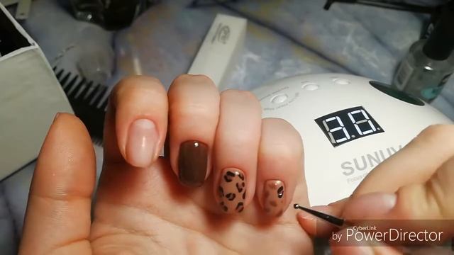 Леопардовый маникюр для тех кто не умеет рисовать! смотреть онлайн