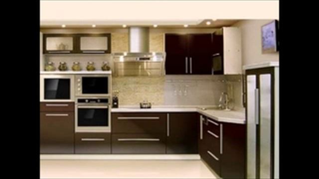 Бело-коричневые кухни в интерьере смотреть онлайн