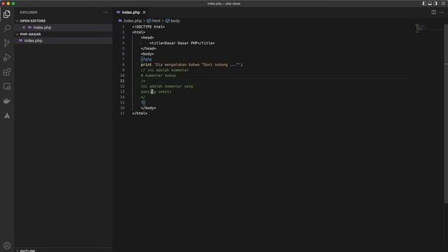 Tutorial PHP: Dasar - Dasar PHP Bagian 1 смотреть онлайн