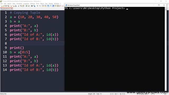 How to Copy Tuple Elements in Python (Hindi) смотреть онлайн