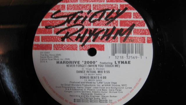 Hardrive 2000 Ft. Lynae.Never Forget When You Touch Me.Dance Ritual Mix.Strictly Rhythm