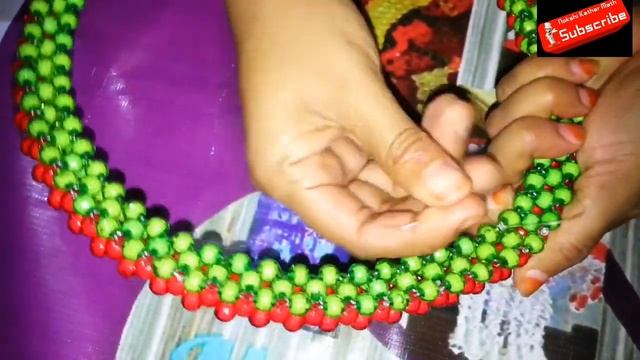 how to make beadead wall hanging/পুতির জবা ফুলের ঝাড়/পুতির শোপিস/পুতির কাজ смотреть онлайн