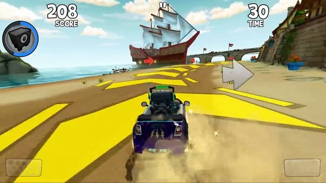 Beat Bot Driver Micro | Android Game Play | Beach Buggy Racing 2 смотреть онлайн