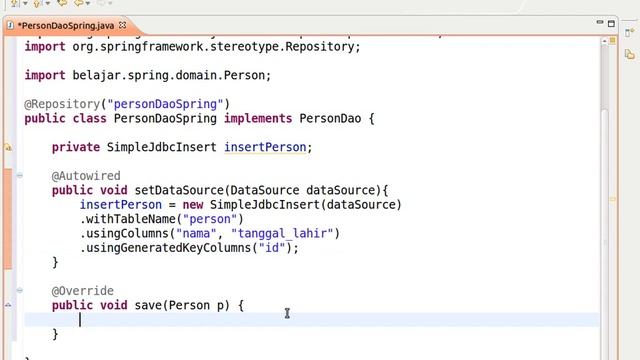 03.02. Spring Framework - JDBC - SimpleJdbcInsert смотреть онлайн