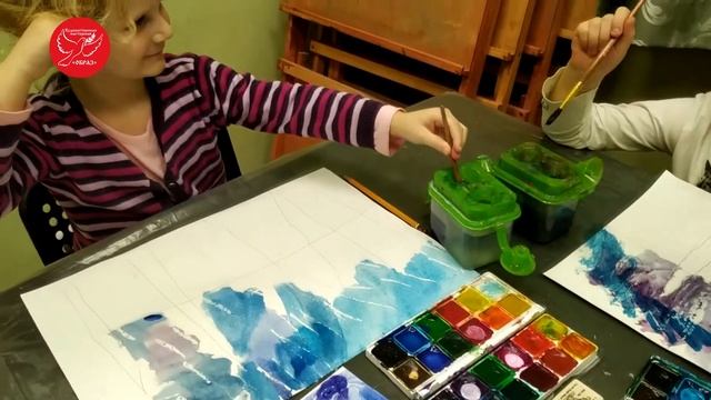 Урок рисования, дети 4-5 лет смотреть онлайн