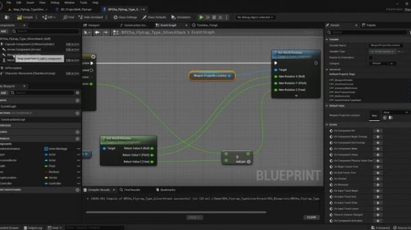 Unreal Engine Random Rotation with Timeline Component Weapon