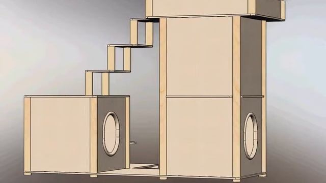 дом для кота из фанеры своими руками чертежи смотреть онлайн