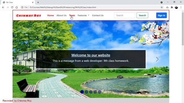 Portfolio - Simple Website Design | HTML | CSS | Bootstrap | Web Design Part 1.1 смотреть онлайн