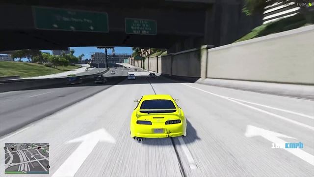 ПОГОНЯ ЗА TOYOTA SUPRA В GTA 5 Online! ПОЛИЦЕЙСКИЕ ДОГОНЯЛКИ В ГТА 5! смотреть онлайн