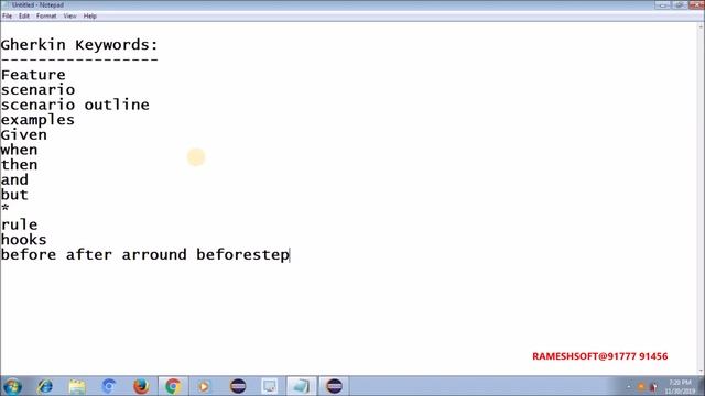 RAMESHSOFT: Gherkin keywords By Ramesh Anupati смотреть онлайн