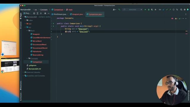 Difference between .Equal() and == operator | Java Basics | Double equal vs equals method смотреть онлайн