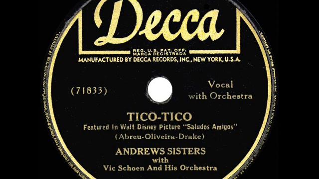 1944 Andrews Sisters - Tico-Tico