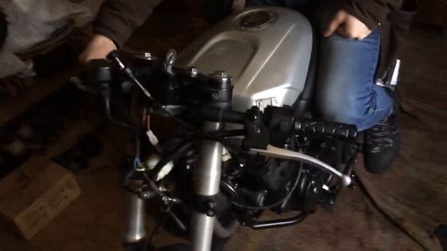 Первый запуск после ремонта Zongshen zs250gs#странные звуки# смотреть онлайн