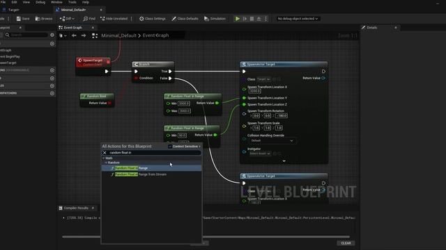 UE5 Blueprints Tutorial 062-3 Create a node: Random Float in Range смотреть онлайн