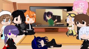 Male rivals react to vol.1 and 2 of monika vs Ayano(Yandere Simulator reacting to monika and Ayano)